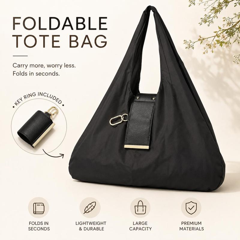Compact Foldable Keychain Tote Bag🛍️