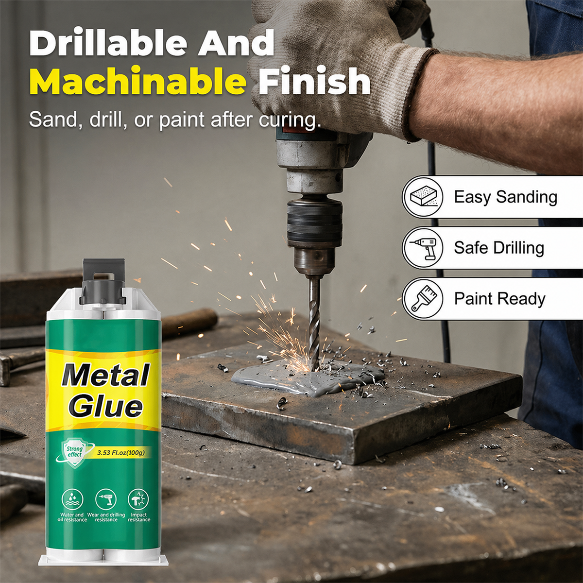 🛠️High-Strength AB Metal Repair Glue