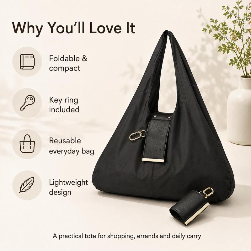 Compact Foldable Keychain Tote Bag🛍️