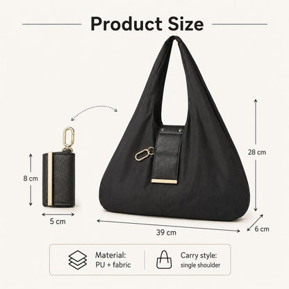 Compact Foldable Keychain Tote Bag🛍️